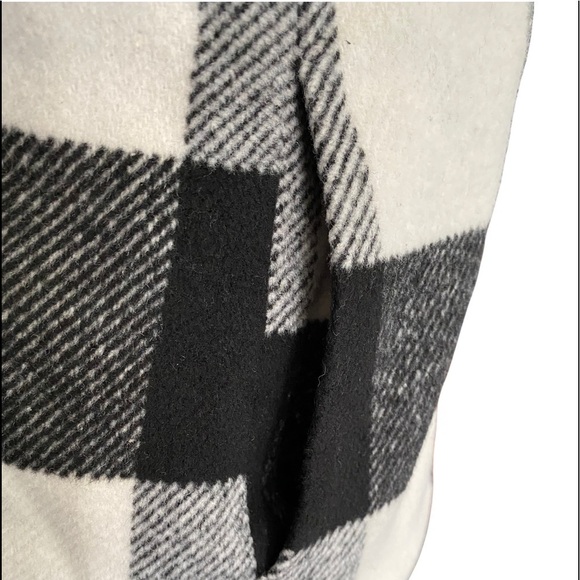 Sugarfly Black and white plaid jacket SZ L - Picture 4 of 7